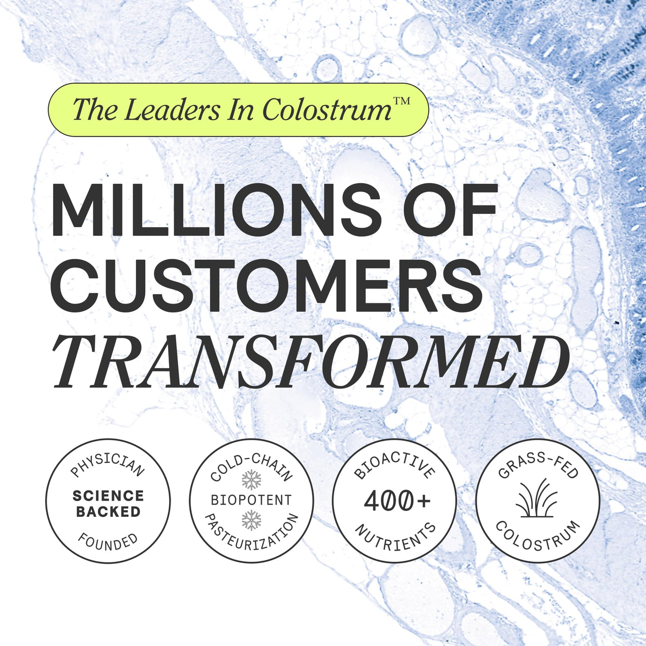 ARMRA Colostrum™ Powder | Unflavored | Gut Health & Bloating | Skin & Hair | Immunity | Keto, Gluten & Fat-Free | 30 Servings