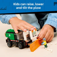 Thumbnail for LEGO City Snowplow Truck Building Toy for Kids - Pretend Play Vehicle for Boys & Girls, Ages 5+ - Toy Truck W/Movable Plow & Driver Minifigure - Gift Idea for Birthdays - 60490