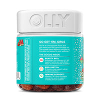 Thumbnail for Olly Teen Girl Multi Gummy, Healthy Skin and Immune Support, 15 Essential Vitamins, Biotin, Zinc, Calcium, Chewable Multivitamin, Berry Melon, 35 Day Supply, 70 Count