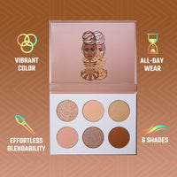 Thumbnail for Juvia's Place Palette The Nudes - Neutral Hues, Blush, Sand, & Shimmer, Professional Eye Makeup, Pigmented Palette for Eye Color & Shine, Pressed, Shades of 6