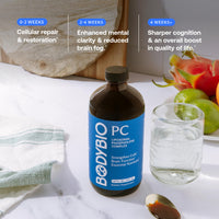 Thumbnail for BodyBio PC - Phosphatidylcholine for Brain Health, Mental Clarity, Cognitive Function, Cellular Repair & Healthy Aging, Phospholipid Complex Supplement for Gentle Daily Detox