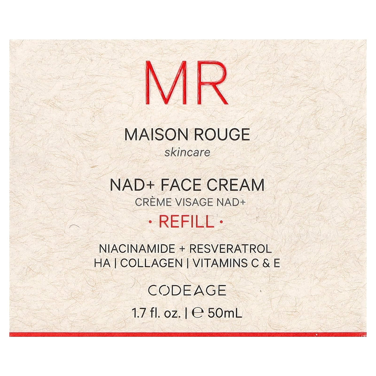 Maison Rouge NAD+ Face Cream Refill