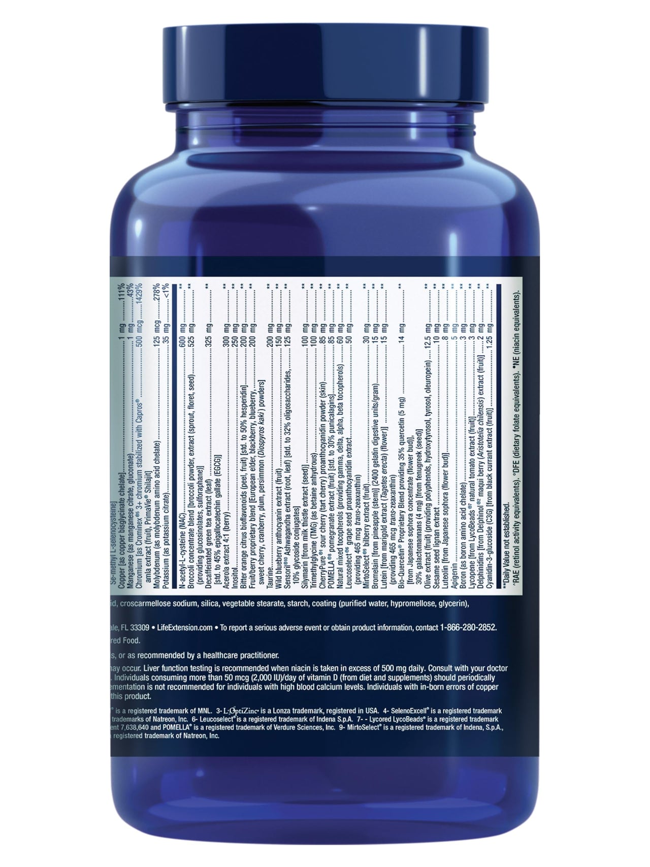 Life Extension Mix Tablets, high-Potency, Advanced Vitamin, Mineral, Fruit & Vegetable Formula, Vitamin C, B, D, E, Magnesium, for Whole-Body Health, Healthy Aging, Gluten-Free, 240 Tablets