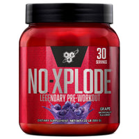 Thumbnail for BSN N.O.-XPLODE Pre Workout Powder, Energy Supplement for Men and Women with Creatine and Beta-Alanine, Grape, 30 Servings, 1.2 Pound (Packaging May Vary)