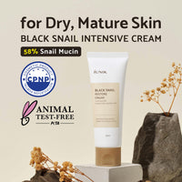Thumbnail for IUNIK Black Snail Restore Cream, 2.02 Fl Oz - 58% Black Snail Mucin Secretion Filtrate Soothing, Reduce & Fine Lines Deeply Nourishing and Moisturizing