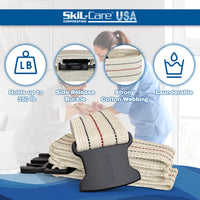 Thumbnail for Skil-Care Cotton Gait Belt, Pinstripe Design, Gait Belt for Seniors, 60” L x 2” W, Secure Delrin Buckle, Durable Cotton Webbing Transfer and Physical Therapy Belt, 252050