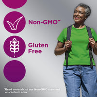 Thumbnail for Centrum Silver Women's Multivitamin for Women 50 Plus, Multivitamin/Multimineral Supplement with Vitamin D3, B Vitamins, Calcium and Antioxidants, Gluten Free, Non-GMO Ingredients - 200 Count