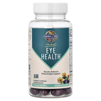 Thumbnail for Garden of Life Herbals Eye Health Supplement with Sunflower & Safflower Oil, Lutein, Zeaxanthin & Black Currant for Dry Eyes & Healthy Vision Support – Non-GMO, Gluten-Free, Berry Flavor, 30 Servings