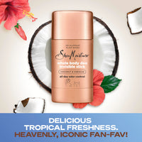 Thumbnail for SheaMoisture Invisible Deo Stick Coconut & Hibiscus 3count Whole Body Plant Based, No Aluminum 2.6 oz