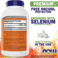 Thumbnail for Now NAC 600 mg, 400 Capsules, N-Acetyl Cysteine with Selenium
