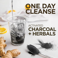 Thumbnail for Dirty Cleanse Lemon Detox with Volcanic Charcoal with Ginger and Dandelion Extract, 4 servings