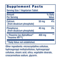 Thumbnail for Life Extension Theanine XR™ Stress Relief – L-Theanine – Promotes a Calm Response to Daytime Stress – Non-GMO, Gluten-Free, Vegetarian – 30 Tablets