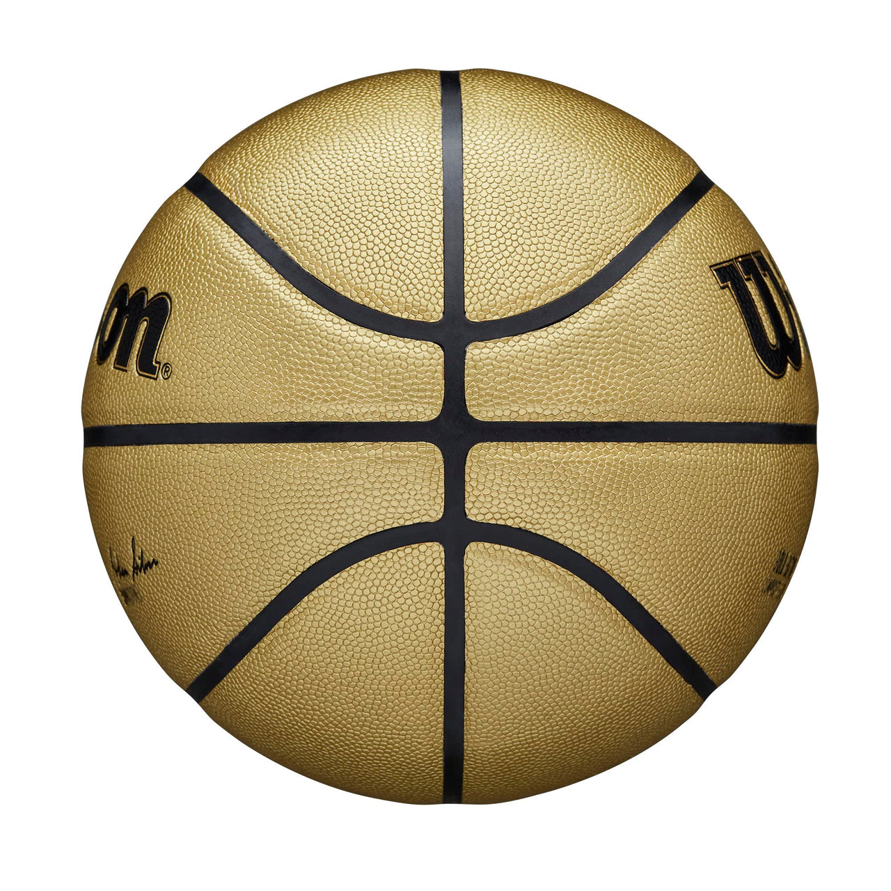WILSON NBA Gold Edition Basketball - Gold/Black, Size 7-29.5"