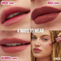 Thumbnail for MAYBELLINE Super Stay Teddy Lip Tint, Long Lasting Matte Lipstick For Up To 12HR Wear, Wild At Heart, 1 Count