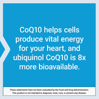 Thumbnail for Life Extension Super Ubiquinol CoQ10 with Enhanced Mitochondrial Support, Potent Heart Health & Cellular Energy Production Support, Ultra-absorbable, Gluten-Free, Non-GMO, 100 mg, 60 softgels