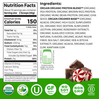 Thumbnail for Orgain Organic Vegan Protein Powder, Peppermint Hot Cocoa Holiday Flavor - 21g of Plant Protein, 5g Prebiotic Fiber, No Lactose Ingredients, No Added Sugar, Non-GMO, For Shakes & Smoothies, 1.02 lb