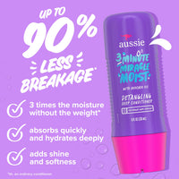Thumbnail for Aussie Total Miracle Hair Care Bundle: Shampoo, Conditioner, and 3 Minute Deep Treatment with Apricot & Macadamia Oil, Paraben-Free for Damaged Hair, 26.2 & 8 Fl Oz