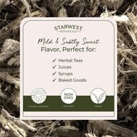Thumbnail for Starwest Botanicals Organic Marshmallow Root - Dried Herb for Tea, Loose Leaf Root Herb, Cut & Sifted, Certified Kosher, Non-GMO - Bulk 1 lb Bag