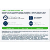 Thumbnail for CeraVe Hydrating Cleansing Bar 4.5 oz (Pack of 6)