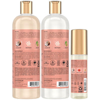 Thumbnail for SheaMoisture Coconut & Hibiscus Curl & Shine Shampoo & Conditioner, Family Sizes + Smooth & Shine Oil for Bouncy Curls, Shiny Hair, Frizz Control