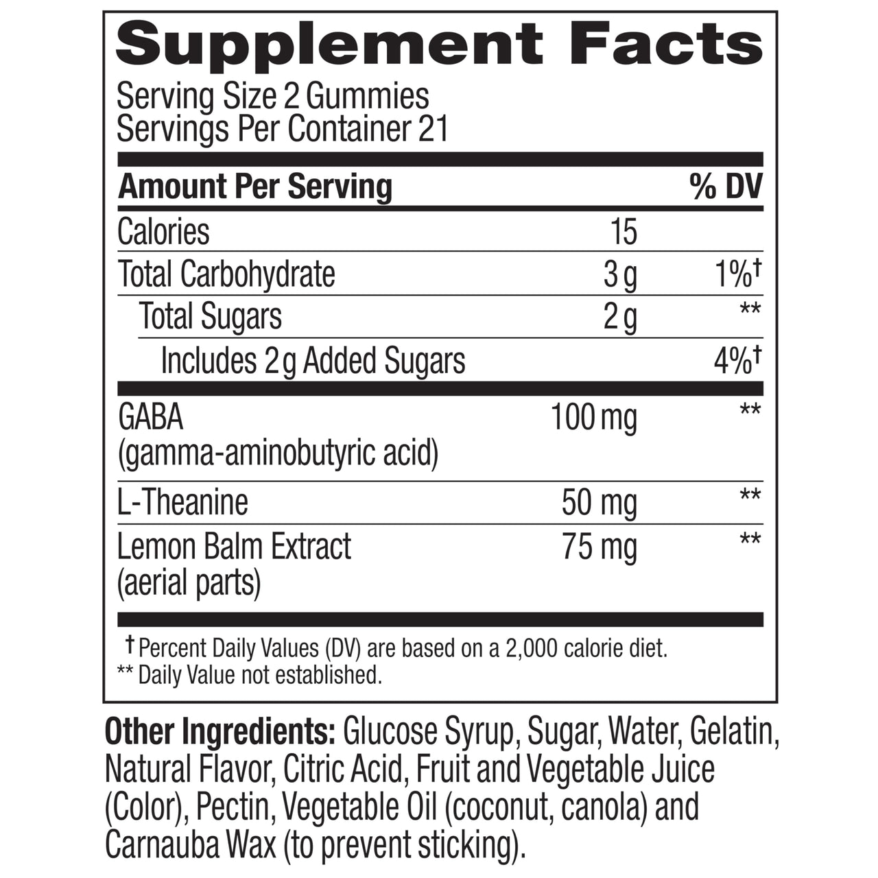 OLLY Goodbye Stress Gummy, GABA, L-Theanine, Lemon Balm, Stress Relief Supplement, Berry - 42 Count