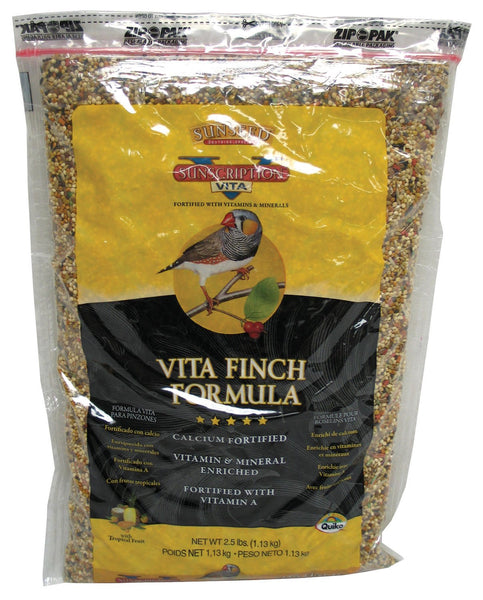 Sunseed Company Vita Finch Formula for Birds, Size: 2.5 Pound