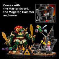 Thumbnail for LEGO The Legend of Zelda: Ocarina of Time – The Final Battle - Building Set for Adults, Ages 18+ - Nintendo Collectible with Link & Zelda Minifigures - Bedroom or Game Room Decor - 77093