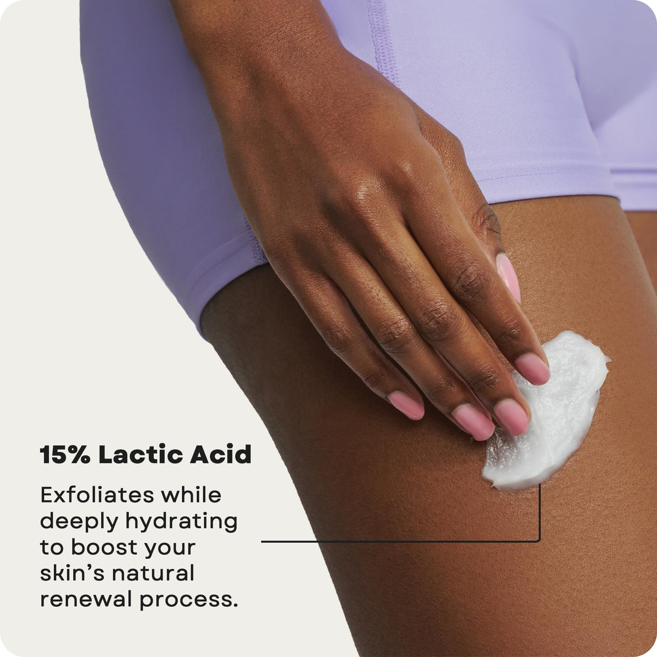 AmLactin KP Bumps Be Gone - Therapeutic Body Cream for Keratosis Pilaris - No-Scrub Exfoliator and Body Moisturizer for Dry Skin with 15% Lactic Acid AHA, 3 oz (Packaging May Vary)