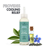 Thumbnail for SheaMoisture Scalp Soother Oil Serum for Wig and Weave Tea Tree and Borage Seed Oil Paraben Free Scalp Treatment, 2 Ounce