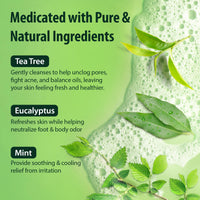 Thumbnail for Antibacterial Body Wash - Antibacterial Soap And Tea Tree Body Wash For Jock Itch, Athletes Foot, Eczema And Back Acne - Anti Bacterial Body Soap For Men And Women Safe For All Skin Types - 8 Oz