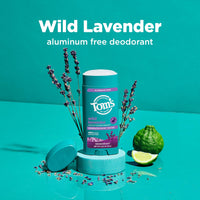 Thumbnail for Tom’s of Maine Wild Lavender Natural Deodorant for Men and Women, Aluminum Free, No Artificial Fragrances, Dyes, or Preservatives, Baking Soda Free, 48-Hour Odor Protection, 3.25 oz (2 Pack)