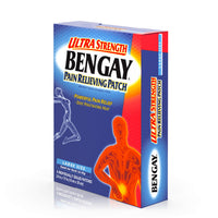 Thumbnail for BENGAY Ultra Strength Pain Relieving Patches Large Size 4 Each (Pack of 5)