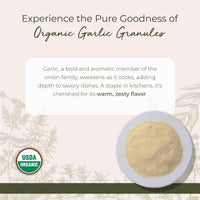 Thumbnail for Starwest Botanicals Dried Organic Garlic Granules - Granulated Garlic Seasoning for Cooking, Herb for Rubs, Bread, Vegetables, & Meat, Aromatic & Flavorful, Certified Kosher, Non-GMO - Bulk 1 lb Bag