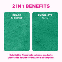 Thumbnail for The Original MakeUp Eraser PRO, Effortlessly Remove All Makeup Using Only Water, Including Waterproof Mascara, Eyeliner, Foundation, Lipstick, Sunscreen,and More! Green, 1ct.