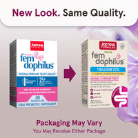 Thumbnail for Jarrow Formulas Fem-Dophilus Vaginal Probiotics 1 Billion CFU with 2 Science-Backed Strains, Dietary Supplement for Vaginal & Urinary Tract Support, 30 Capsules, Up to a 30 Day Supply, Shelf-Stable
