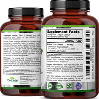 Thumbnail for Zazzee Extra Strength Mullein 10:1 Extract, 3000 mg Strength, 120 Vegan Capsules, 4 Month Supply, Certified Kosher, Lung and Respiratory Support, 100% Pure Leaf Powder, Non-GMO, Made in the USA