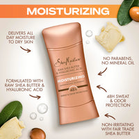 Thumbnail for SheaMoisture Antiperspirant Deodorant Stick for 48HR Sweat & Odor Protection Nourish with No Parabens & No Mineral Oil 2.6 oz