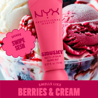 Thumbnail for NYX PROFESSIONAL MAKEUP Smushy Matte Lip Balm, Tinted Lip Moisturizer with Soft, Matte Finish - Swipe Sesh (Light Dusty Rose)