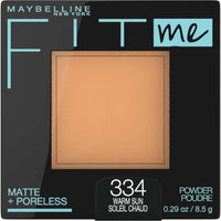 Thumbnail for Maybelline Fit Me Matte + Poreless Pressed Face Powder Makeup & Setting Powder, Warm Sun, 1 Count