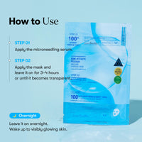 Thumbnail for VT COSMETICS Hydrop Reedle Shot 100hl 2-Step Hydrogel Mask(34.5gx4ea), Intensive Hydrating, Exosome Hyaluronic Acid, Dewy & Glass Skin, Overnight Melting Mask, Korean Facial Mask