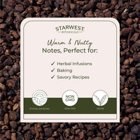 Thumbnail for Starwest Botanicals Organic Roasted Dandelion Root - Loose Leaf Herbal Tea, Cut & Sifted, Certified Kosher, Non-GMO, Caffeine-Free - Bulk 1 lb Bag