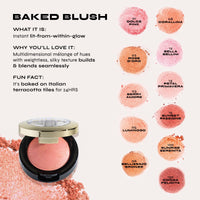 Thumbnail for Milani Baked Blush, Powder Blush for Cheeks, Cruelty Free Makeup - Shape, Contour & Highlight Face for a Shimmery or Matte Finish -Luminoso