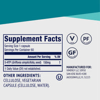 Thumbnail for Vimergy 5-HTP Capsules– Clean Formula Supporting a Healthy Mood, Better Sleep and May Enhance Serotonin Levels.* Kosher and Vegan. – (60 ct.)