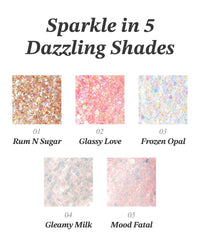 Thumbnail for Glint Face & Body Glitter Gel (Gleamy Milk, 0.1oz) - Multi-Use Makeup for Eyes, Cheeks, Body, and Hair. Rich Pigment, Long-Lasting Sparkle/Glitter for Party, Festival, Concert