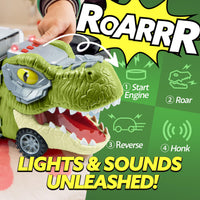 Thumbnail for JOYIN 13 in 1 Dinosaur Toys for Kids 3-5, Transport Dinosaur Carrier Truck with 12 Pull Back Cars, Toddler Toys 3-4， Birthday Gifts for 3 4 5+ Year Old Boys