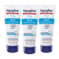 Thumbnail for Aquaphor Baby Diaper Rash Cream, 3-in-1 Diaper Rash Relief, 3.5 Oz Tube, (Pack of 3)