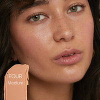 Thumbnail for Saie Slip Tint Tinted Moisturizer with SPF 35 - Light Coverage, Glowy Skin Tint & Mineral Sunscreen for Face with Hydrating Hyaluronic Acid - Summer Makeup Essential - Shade Four (1.35 oz)