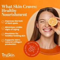 Thumbnail for TruSkin Vitamin C Serum For Face â€“ Anti Aging Formula with Vitamin C, Hyaluronic Acid, Vitamin E â€“ Brightening Serum â€“ Improve Appearance of Dark Spots, Tone, Fine Lines & Wrinkles, 2 Fl Oz