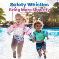 Thumbnail for HeySplash Swim Vest for Kids, Toddler Pool Floaties Fit 31-66 Lbs, Children Swimming Vest with Adjustable Strap, Swim Jacket Water Wing Arm Float, Puddle Beach Boat Jumper Boy Girl Age 2-7,Dinosaur
