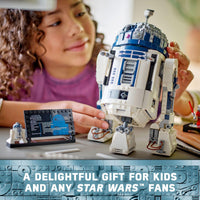 Thumbnail for LEGO Star Wars R2-D2 Building Toy Set - Play or Display Star Wars Toy for Boys & Girls, Ages 10+ - Gift Ideas for Kids & Fans - Includes 25th Anniversary Darth Malak Minifigure - 75379